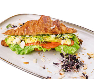 Close-up of food in plate