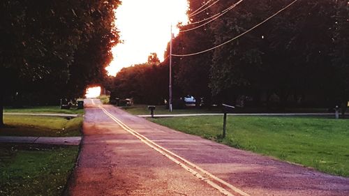 Road in city