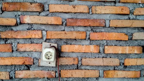 Full frame shot of brick wall