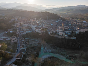 aerial view of