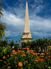 Low angle view of monument