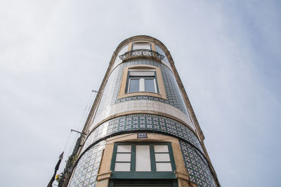 Low angle view of building against sky