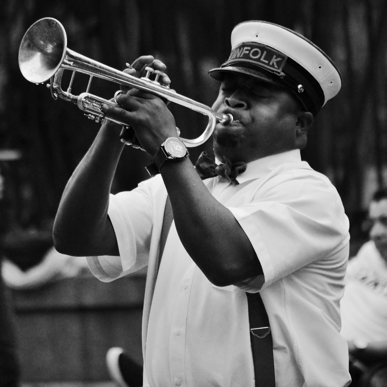 lifestyles, casual clothing, leisure activity, holding, young adult, focus on foreground, front view, person, young men, standing, music, men, arts culture and entertainment, waist up, musical instrument, mid adult, three quarter length, mid adult men