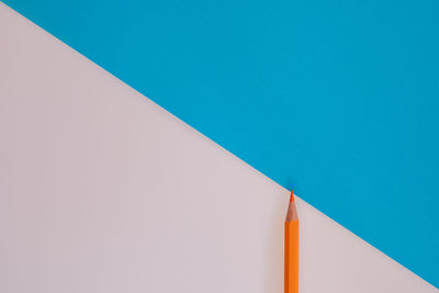 Full frame shot of multi colored wall against blue sky