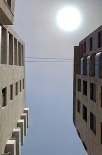 Low angle view of buildings against sky