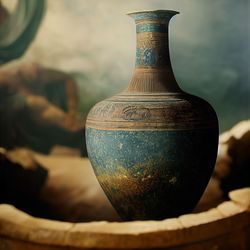 Close-up of vase on table