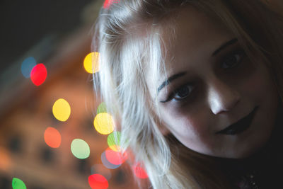 Close-up portrait of girl