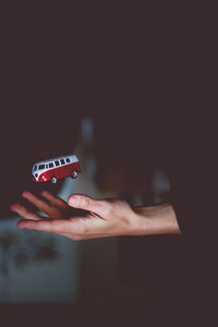 Close-up of hand holding smart phone