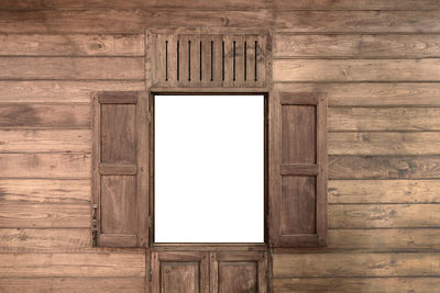 Wooden structure at home