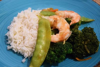 Close-up of food in plate