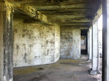 Interior of abandoned corridor