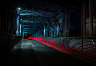 Light passing through empty bridge