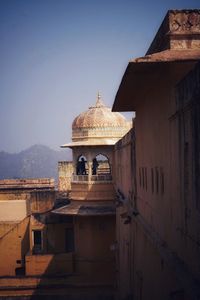 View of old building against sky