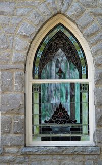 Close-up of closed window