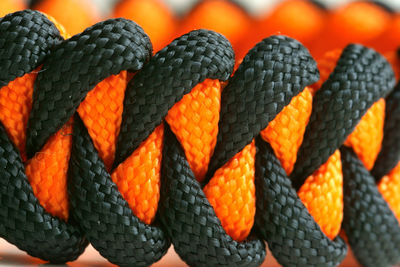 Close up of camera strap