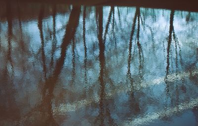 Full frame shot of water on wall