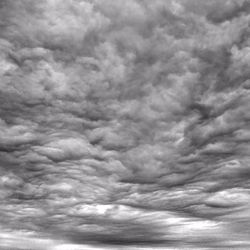 Low angle view of cloudy sky