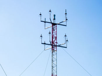Low angle view of communication tower