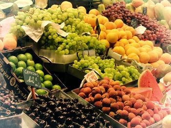 Full frame shot of market stall for sale