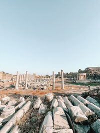 Old ruins against sky