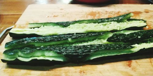 Close-up of sushi in plate
