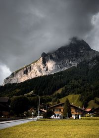 Beautiful mountain in kandersteg switzerland 