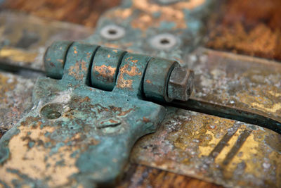 Close-up of rusty metal