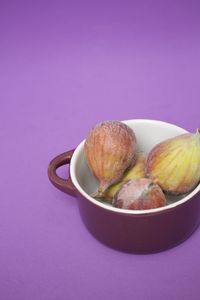 Close-up of food in bowl on table