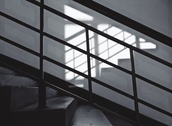 Low angle view of staircase in building