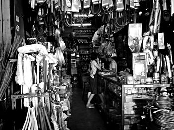 Full frame shot of market stall