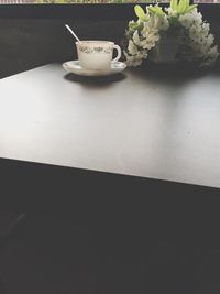 Close-up of table on table