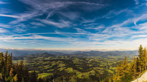 Scenic view of landscape against sky