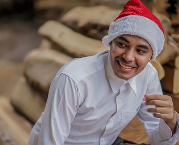Portrait of smiling man