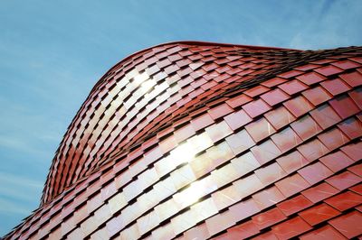 Low angle view of built structure against the sky