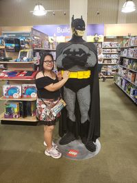 Portrait of woman standing in store