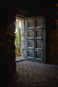 Entrance of old building