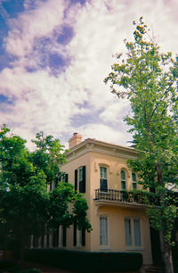 Low angle view of building against sky