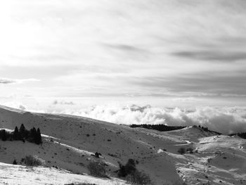 Scenic view of landscape against sky