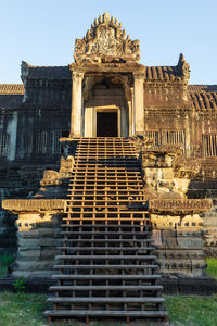 Low angle view of old building