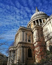 Low angle view of cathedral against sky