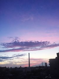 Cityscape at sunset