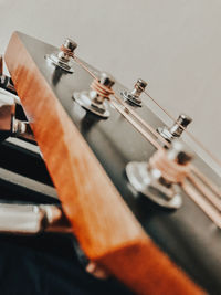 Close-up of guitar