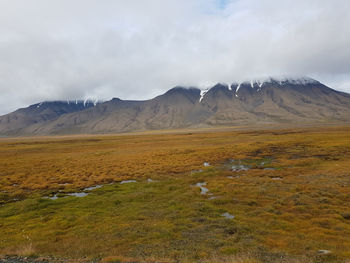 Scenic view of landscape against sky