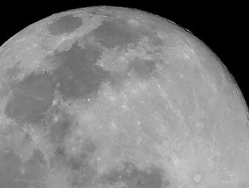 Close-up of moon at night