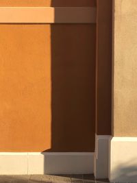 Shadow on wall of building