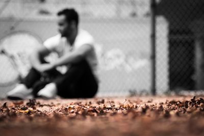 Boy on ground