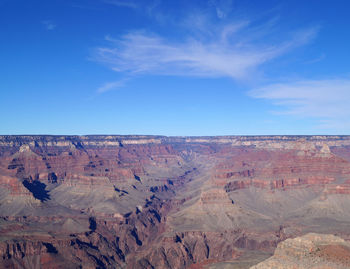 Scenic view of dramatic landscape against sky