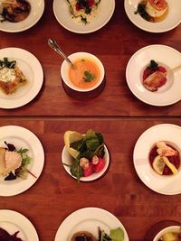 Close-up of food served in plate