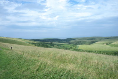 Scenic view of landscape against sky