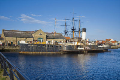 Paddle steamer wingfield castle at hartlepool museum